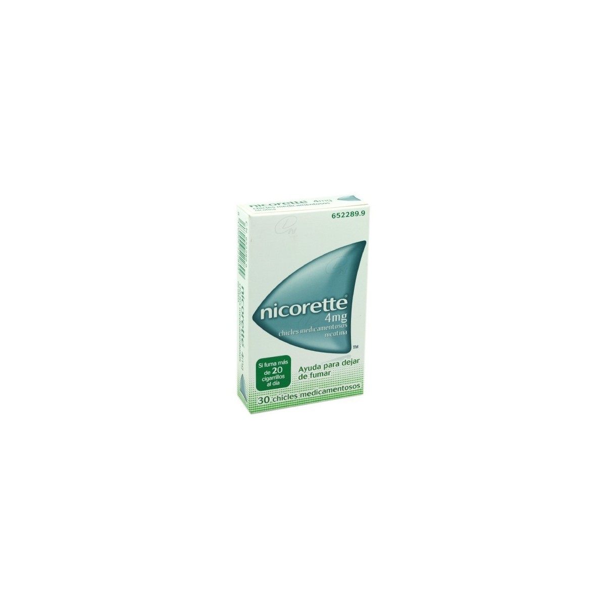 NICORETTE 4 mg CHICLES MEDICAMENTOSOS, 30 chicles