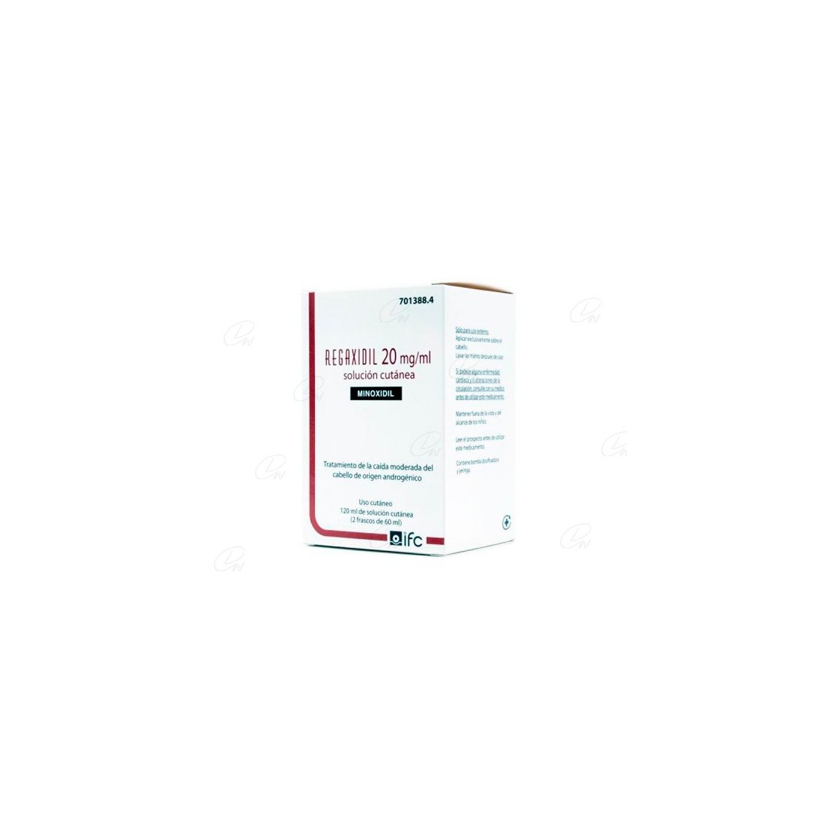REGAXIDIL 20 mg/ml SOLUCION CUTANEA, 2 frascos...