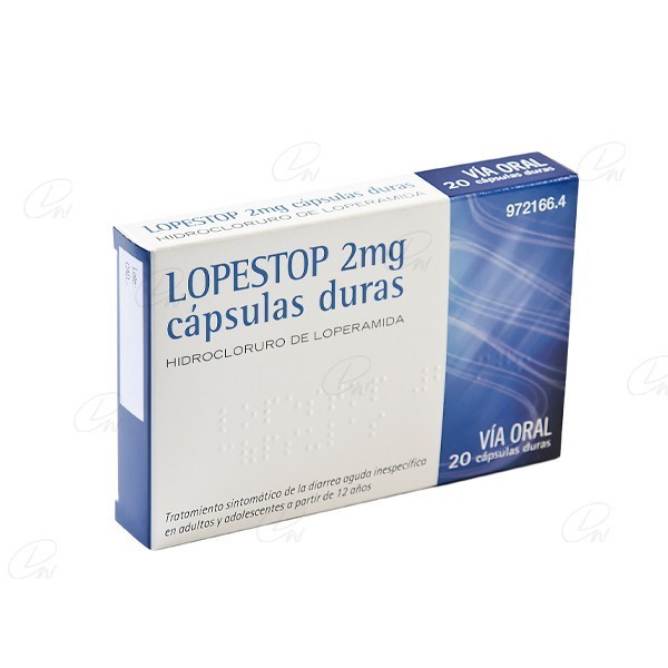 LOPESTOP 2 mg CAPSULAS DURAS, 20 capsulas