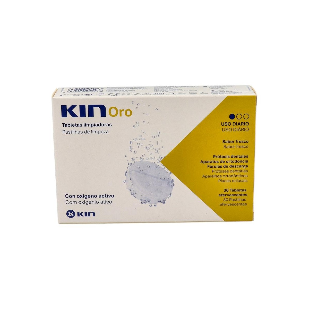 Kin Oro Tabletas Limpiadoras 30 Un