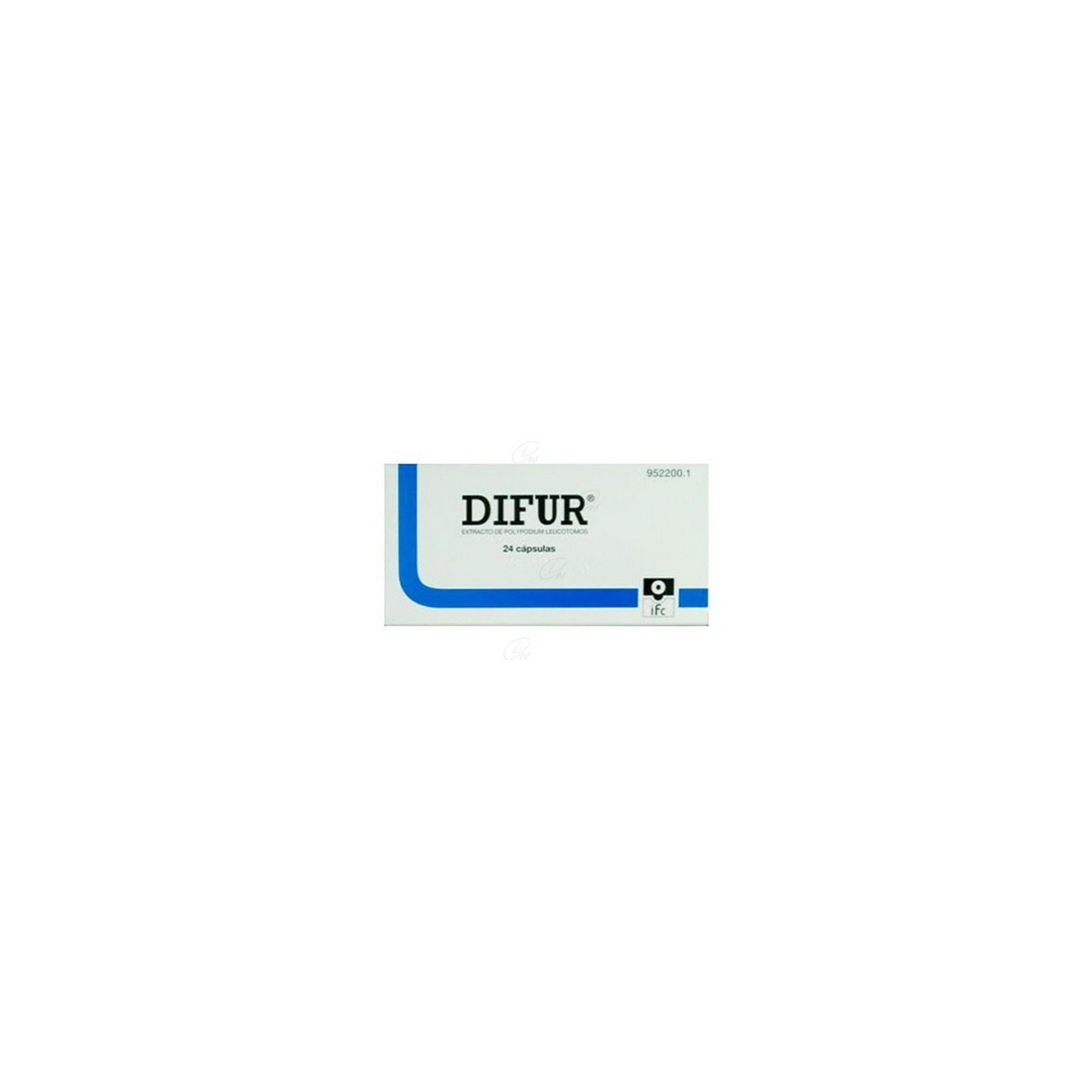 DIFUR 120 mg CAPSULAS DURAS, 24 capsulas