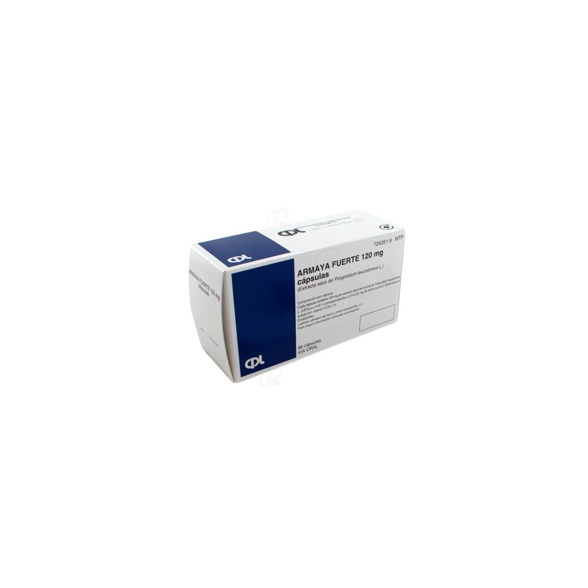 ARMAYA FUERTE 120 mg CAPSULAS DURAS, 96 capsulas