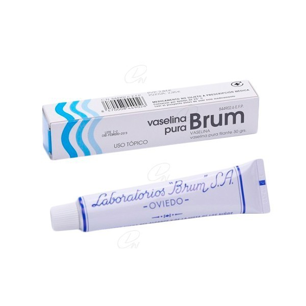 VASELINA PURA BRUM 30g, 1 tubo de 30 g