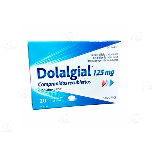 DOLALGIAL CLONIXINO LISINA 125 mg COMPRIMIDOS...