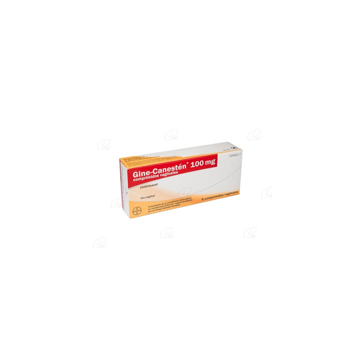 GINE-CANESTEN 100 mg COMPRIMIDOS VAGINALES, 6...