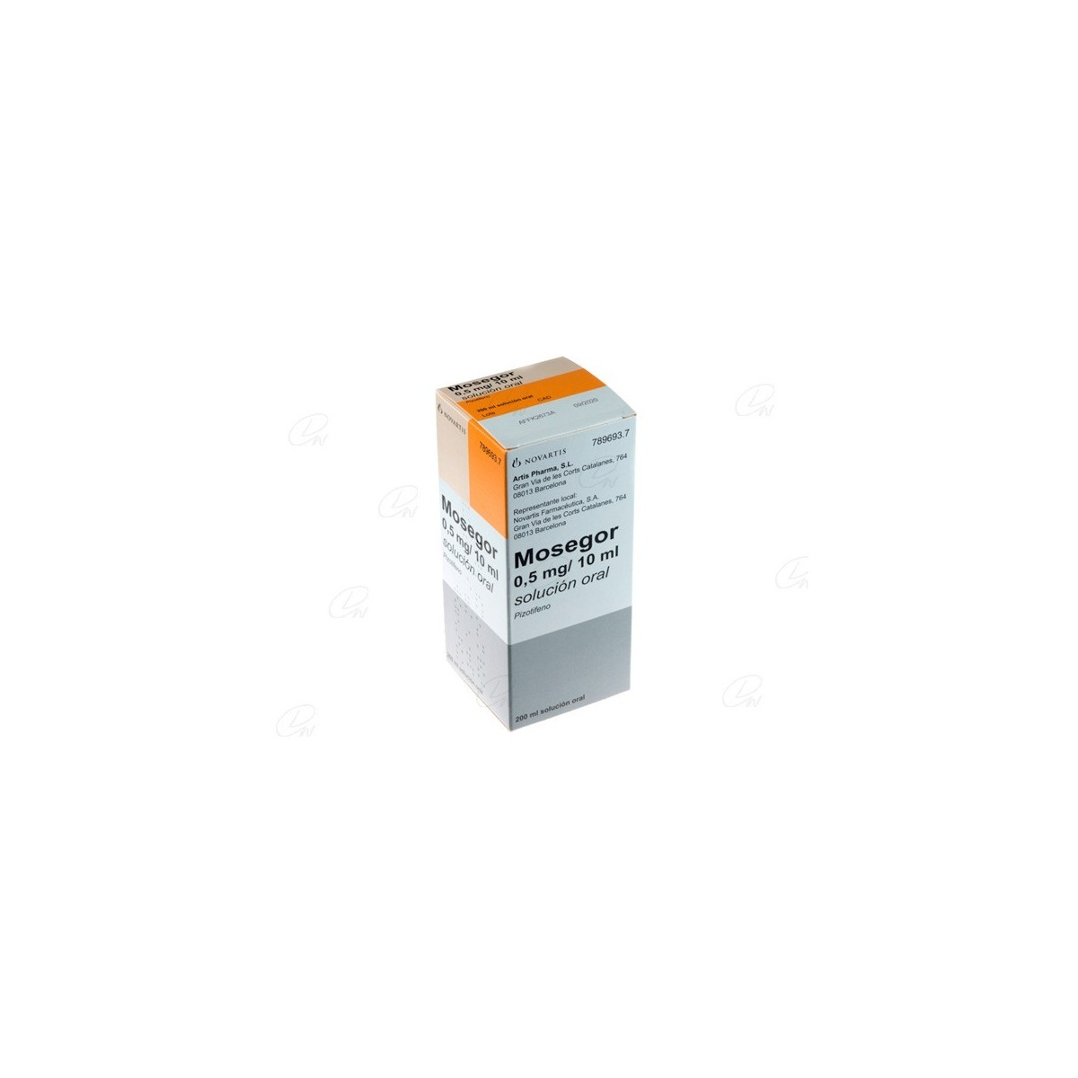MOSEGOR 0,5 mg/10 ml SOLUCION ORAL, 1 frasco de...