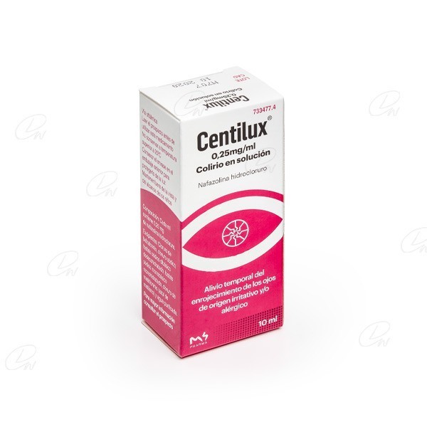 CENTILUX 0,25 mg/ml COLIRIO EN SOLUCION, 1 frasco de 10 ml