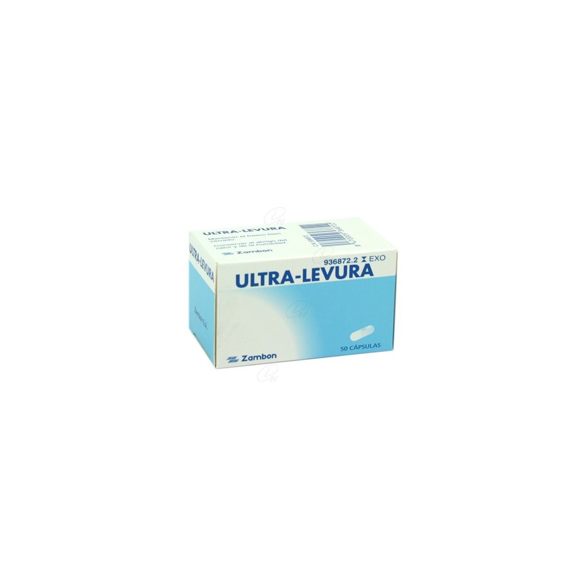 ULTRA-LEVURA 50 mg CAPSULAS DURAS, 50 capsulas