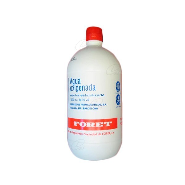 AGUA OXIGENADA FORET 3 % solucion cutanea y concentrado...