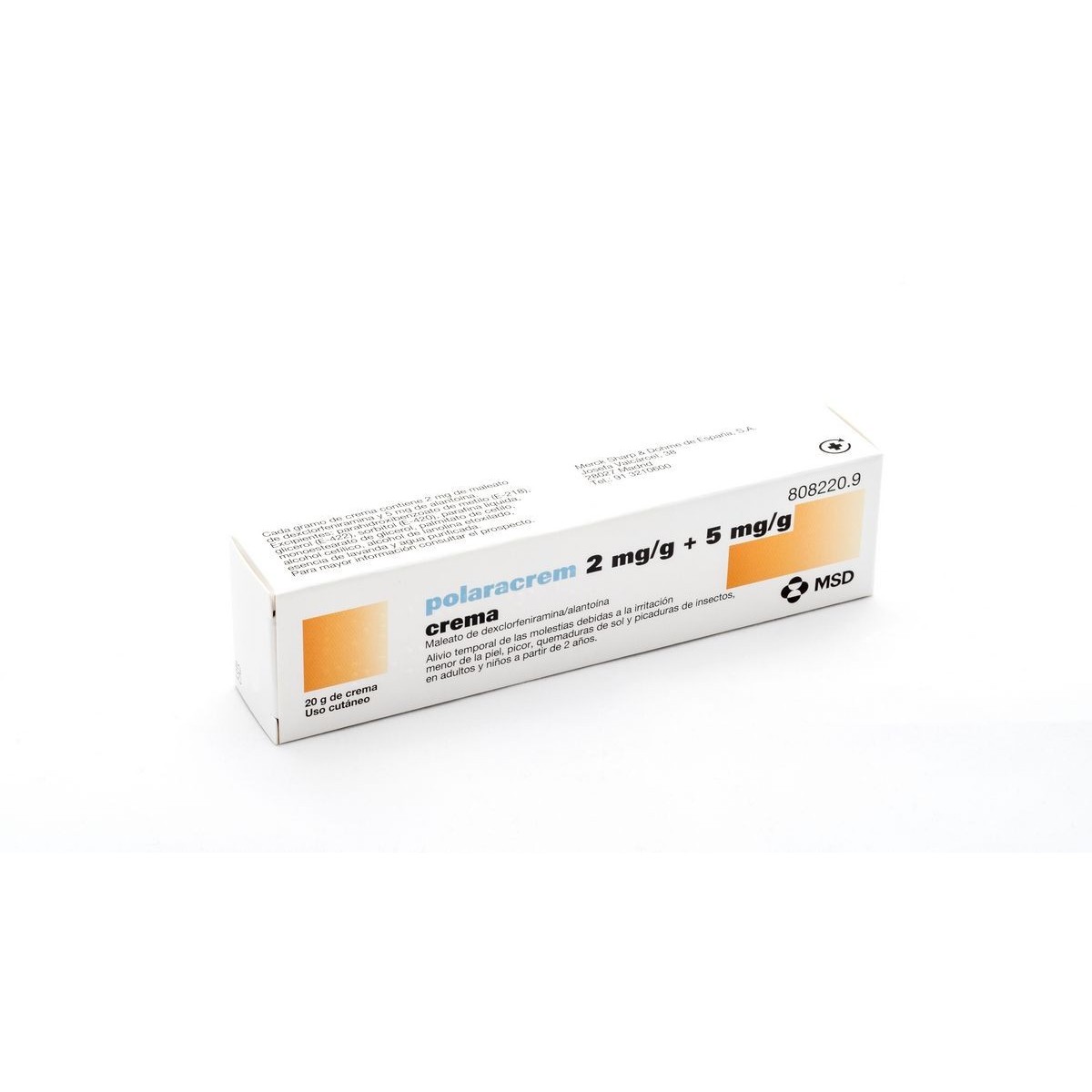 POLARACREM 2 mg/g + 5 mg/g CREMA