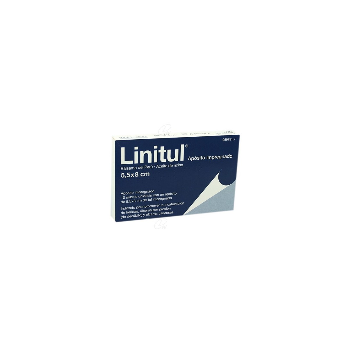 LINITUL APOSITO IMPREGNADO, 10 apositos de 5,5...