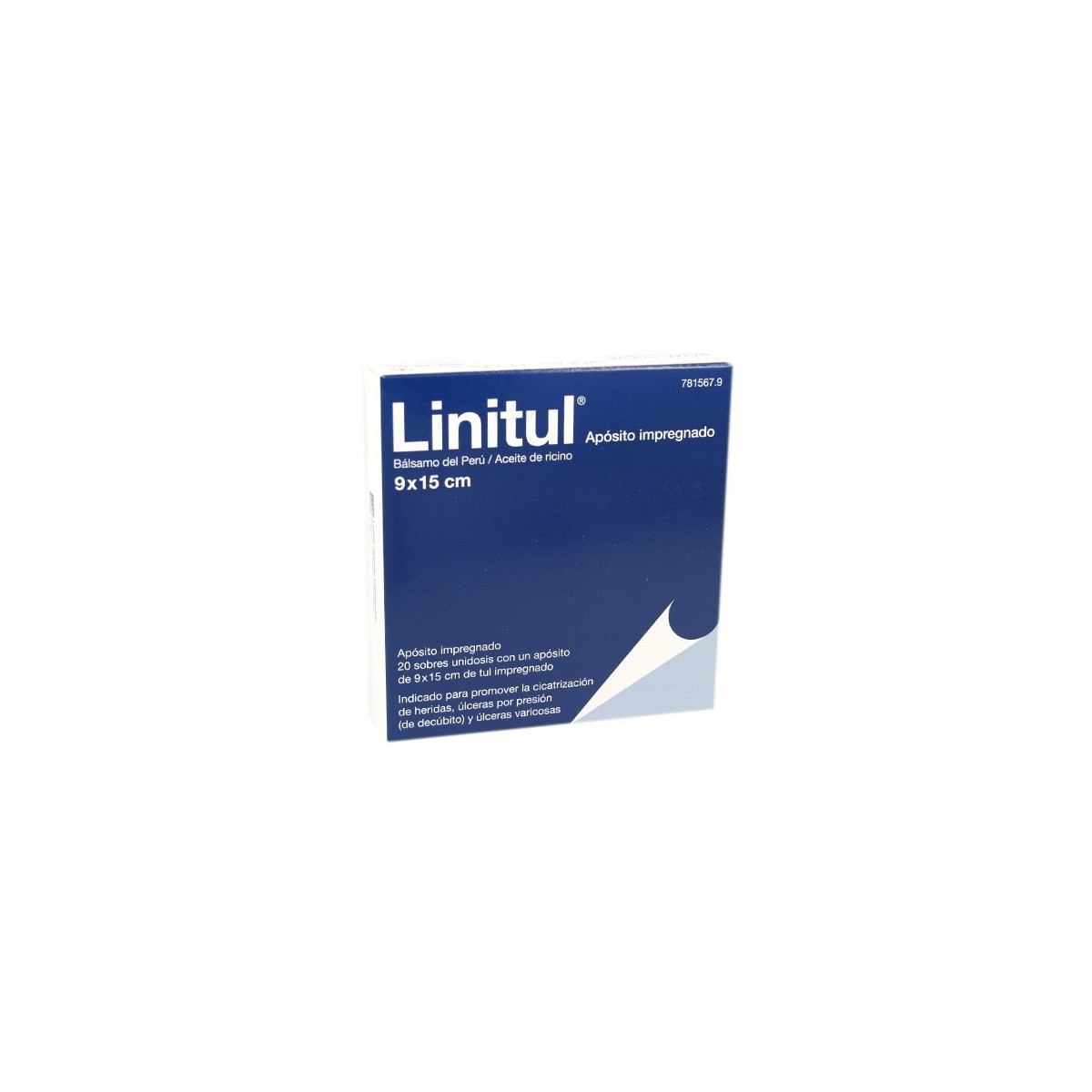 LINITUL APOSITO IMPREGNADO 9 X 15 cm