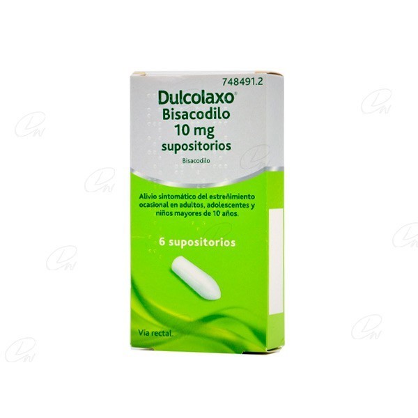 DULCOLAX BISACODILO 10 MG SUPOSITORIOS