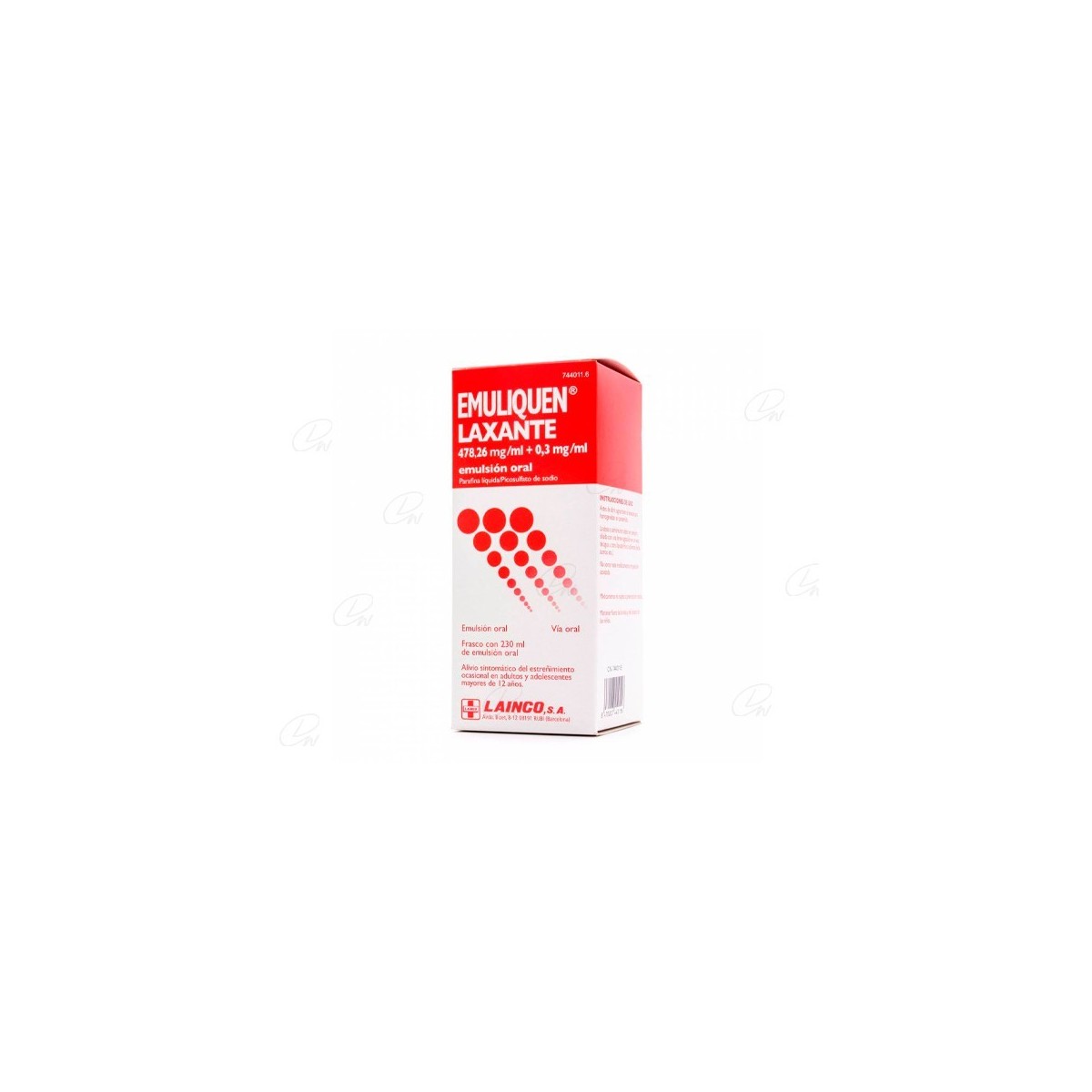 EMULIQUEN LAXANTE 478,26 mg/ml + 0,3 mg/ml...