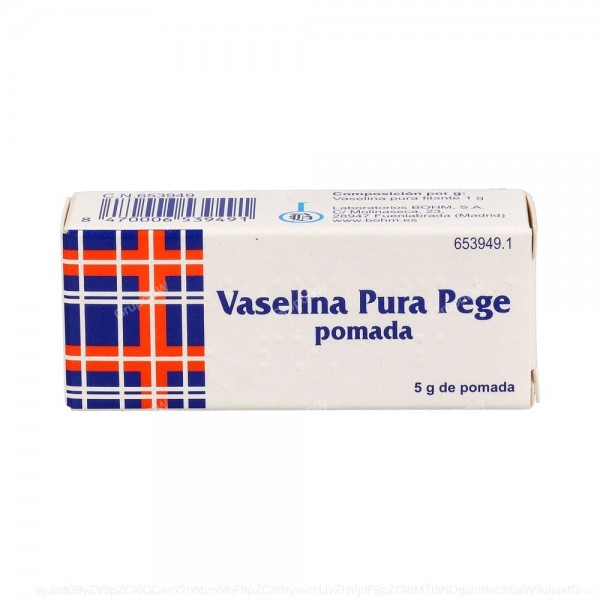 VASELINA PURA PEGE POMADA, 1 tubo de 5 g