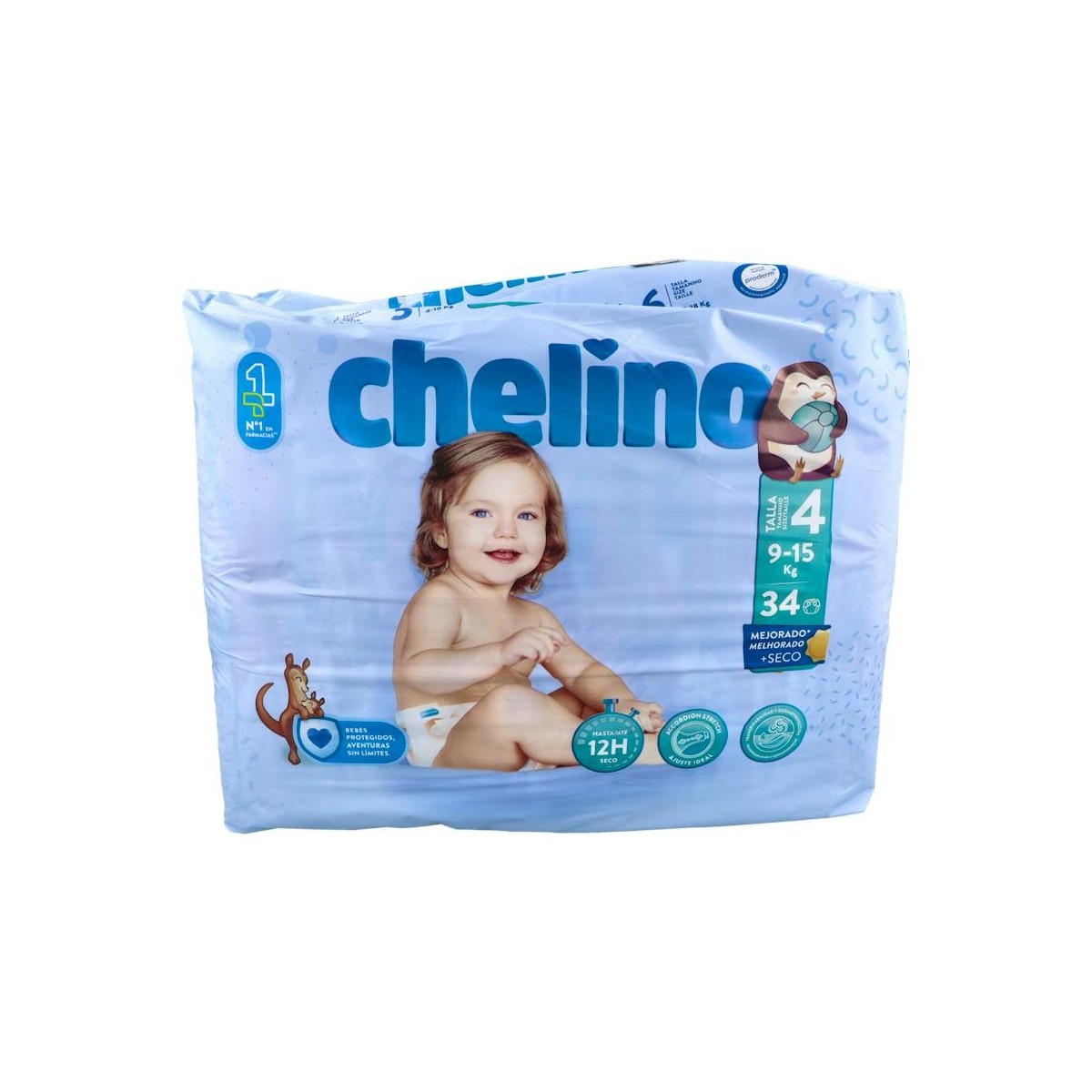 Pañal Inf Chelino Fahion&Love Gateo 9-15 Kg T4...
