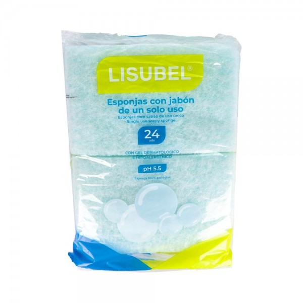 Lisubel Esponja Enjabonada 24 U