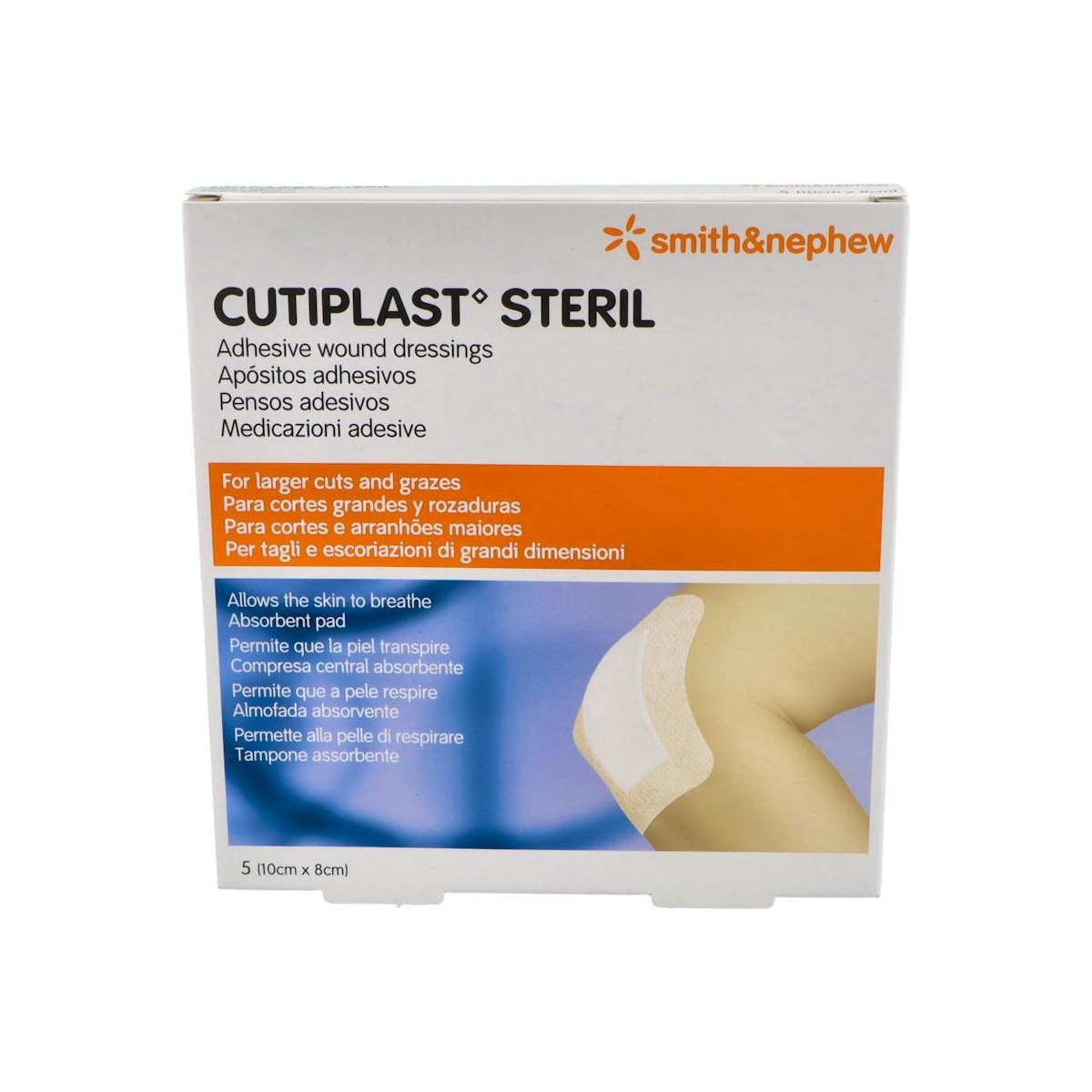 CUTIPLAST APOSITO ADH ES 10 X8 5U