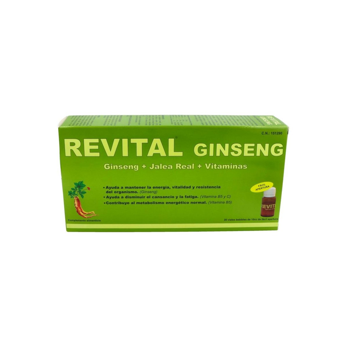 Revital Ginseng+Jalea R+Vit C 20Am