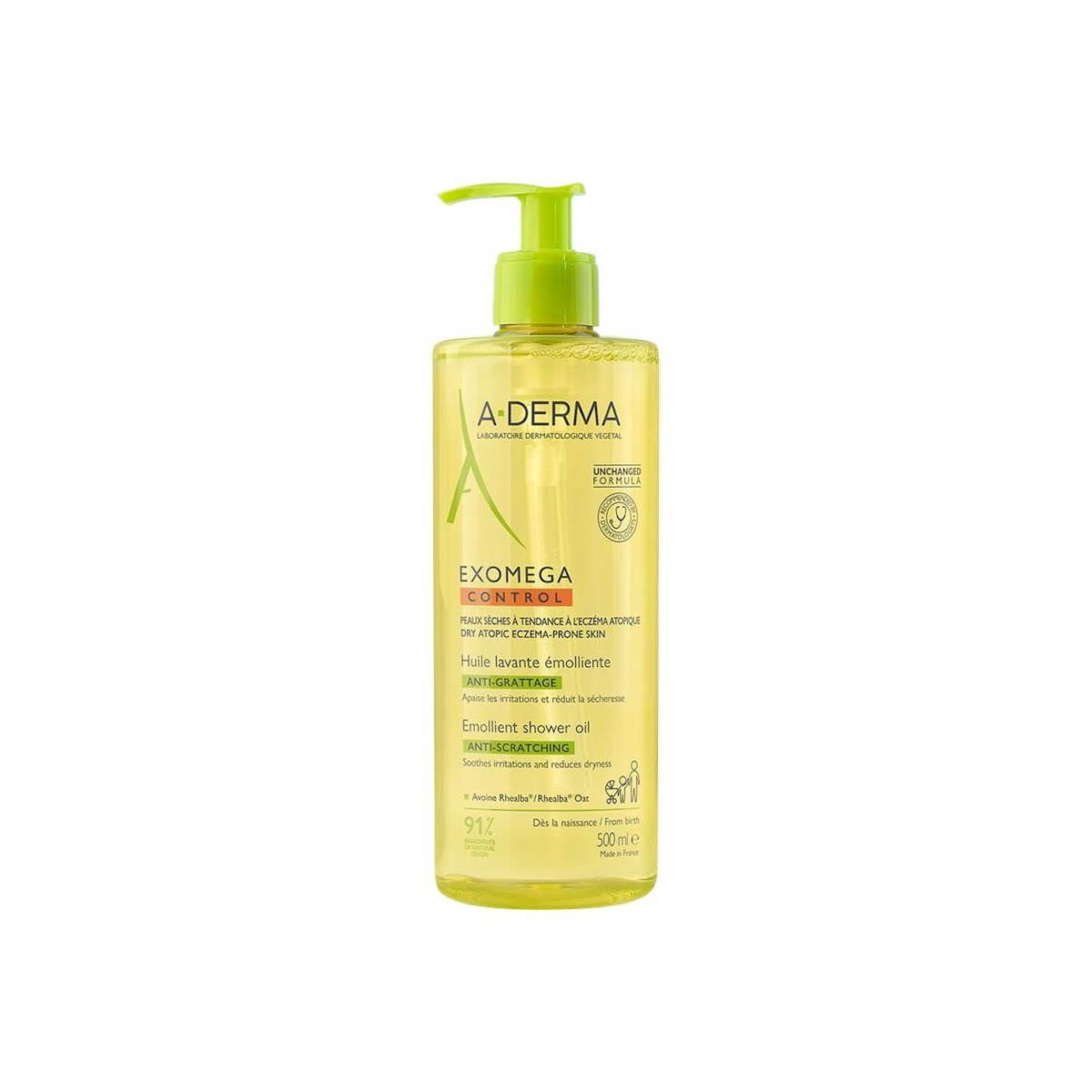 EXOMEGA CONTROL ACEITE DUCHA Y BAÑO 500 ML