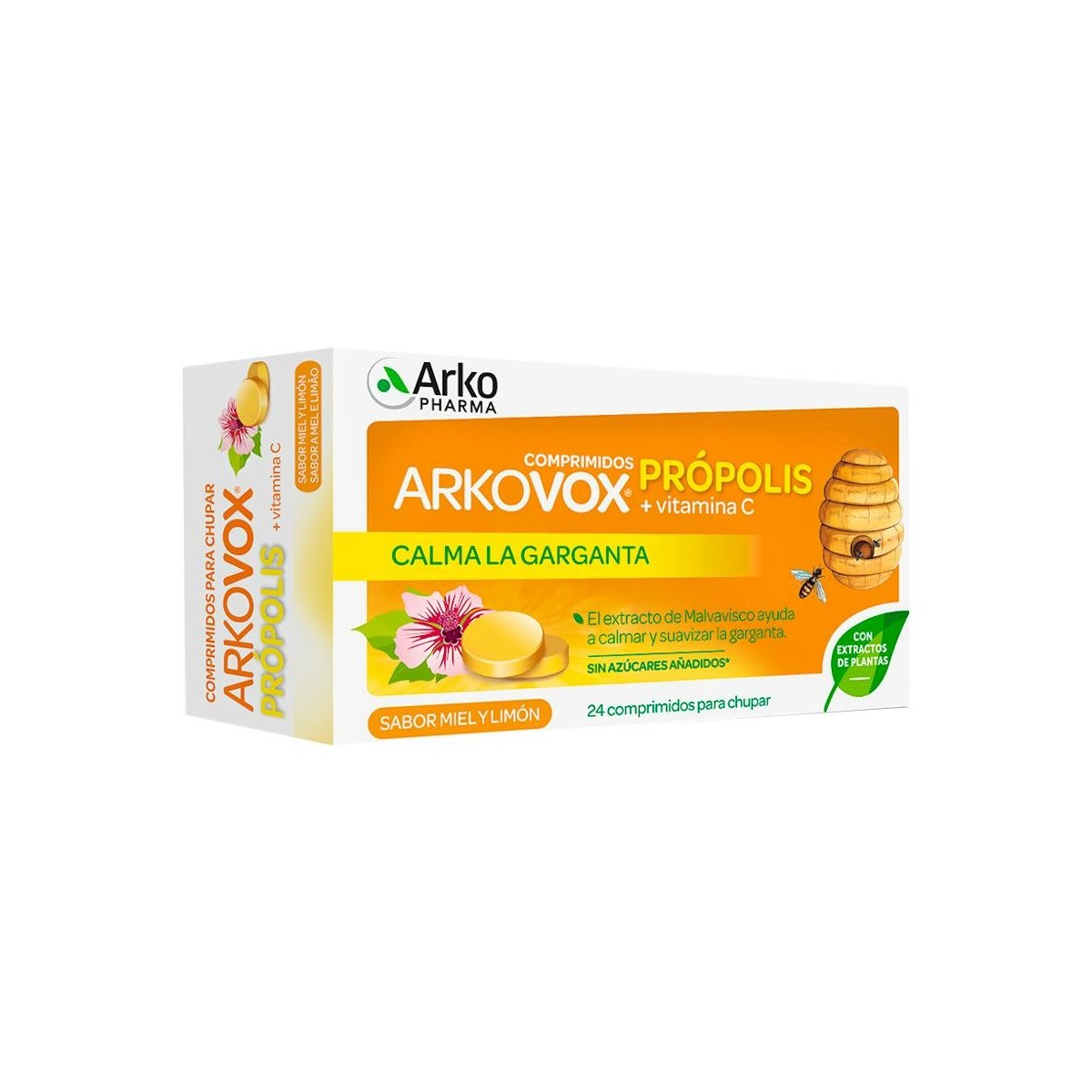 ARKOVOX PROPOLIS VIT C MIEL LIMON 20 COMP