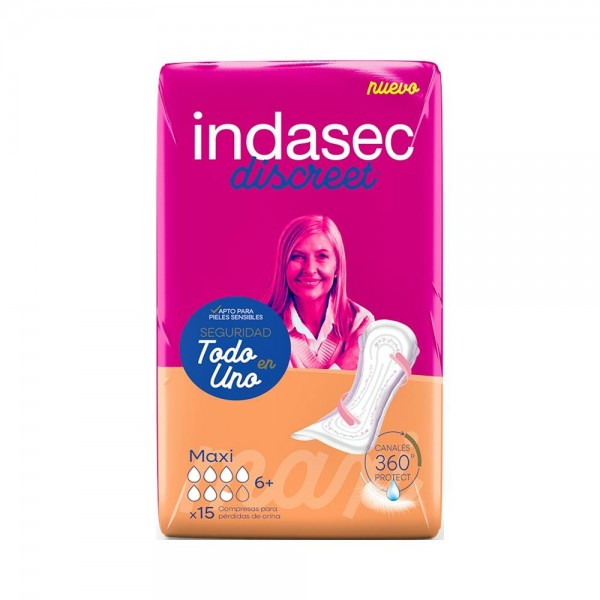 INDASEC ABSO INC LEVE 600 ML MAXI 15U 6 GOTAS