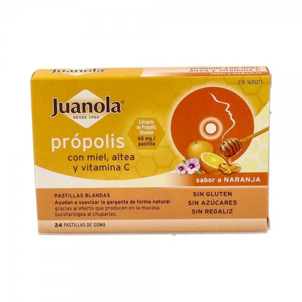 Past Juanola Propolis Altea Naranja 24 Past