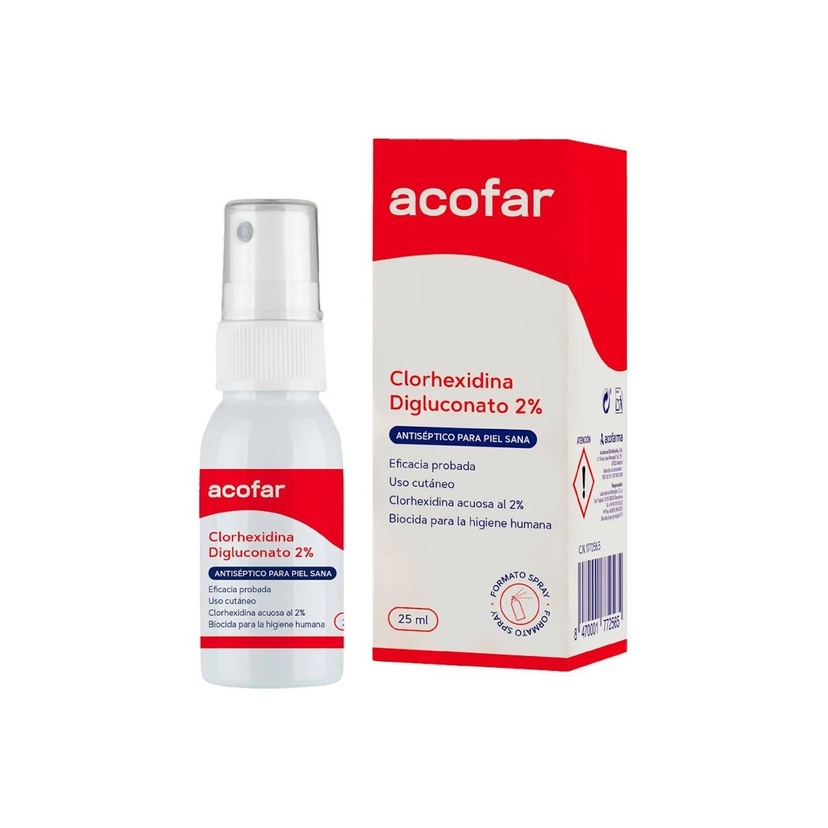 ACOFAR CLORHEXIDINA DIGLUCO 2% SPRAY 25 ML