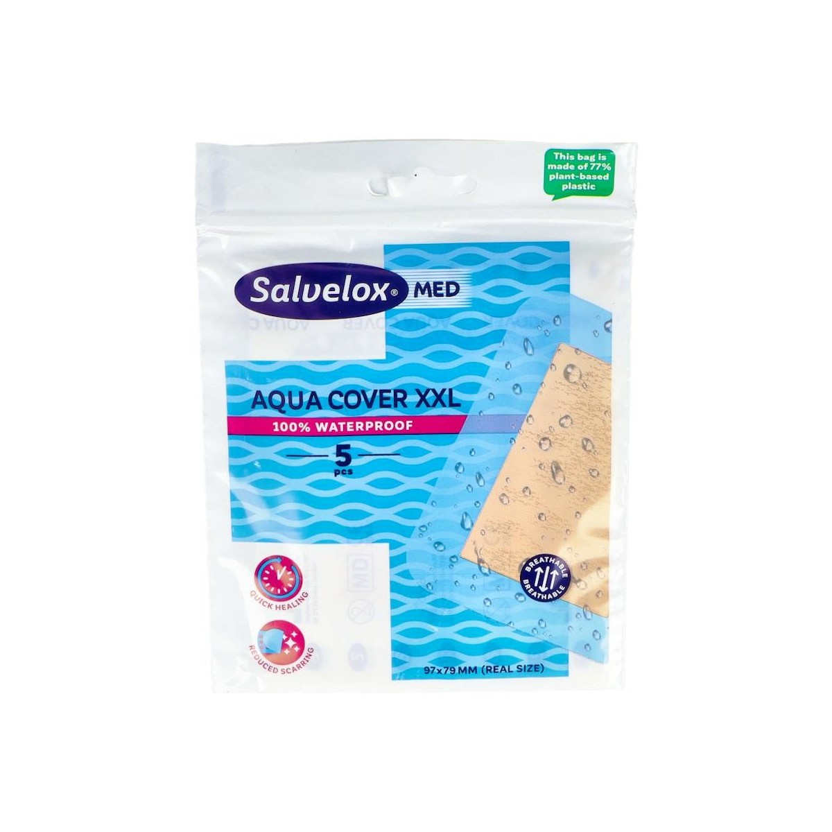 Salvelox Med Aqua Cover Est 5 Un 97X79 Mm