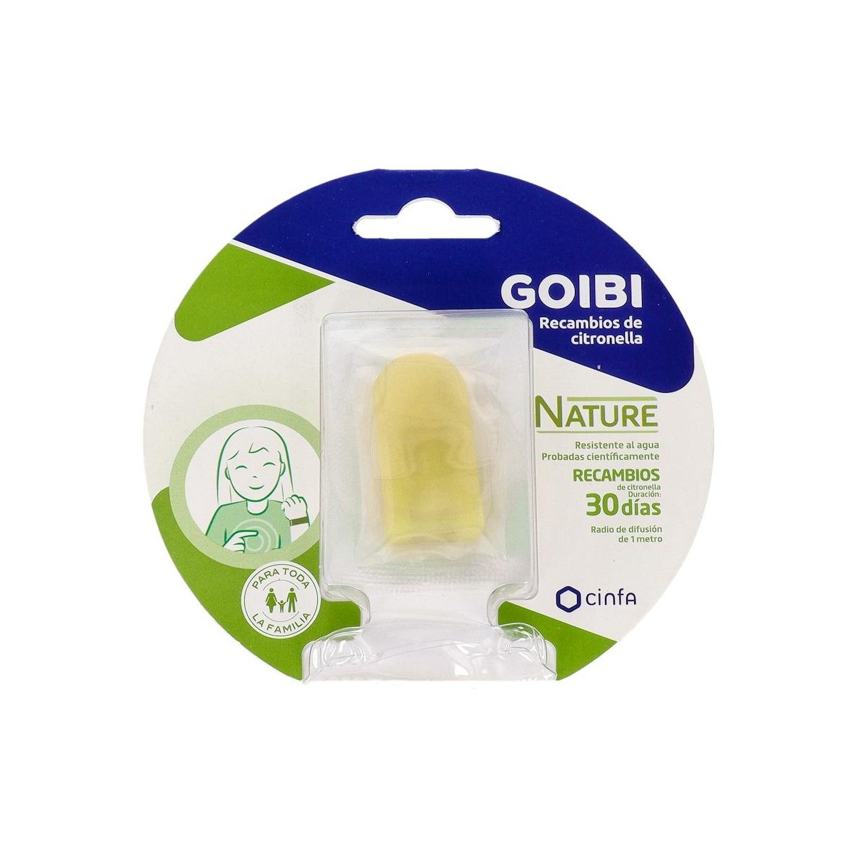 GOIBI RECAM PULSERA MOSQ DE CITRONELLA 2 UN